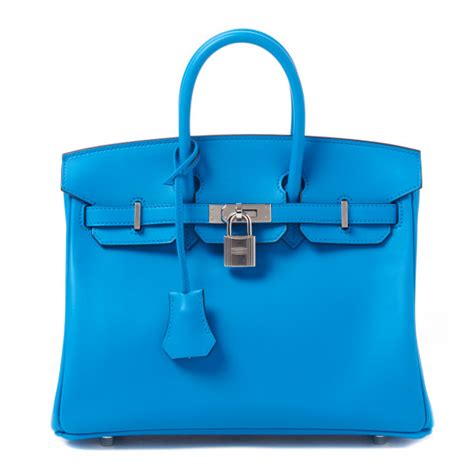 blue frida hermes birkin|HERMES Swift Birkin 25 Bleu Frida 880702.